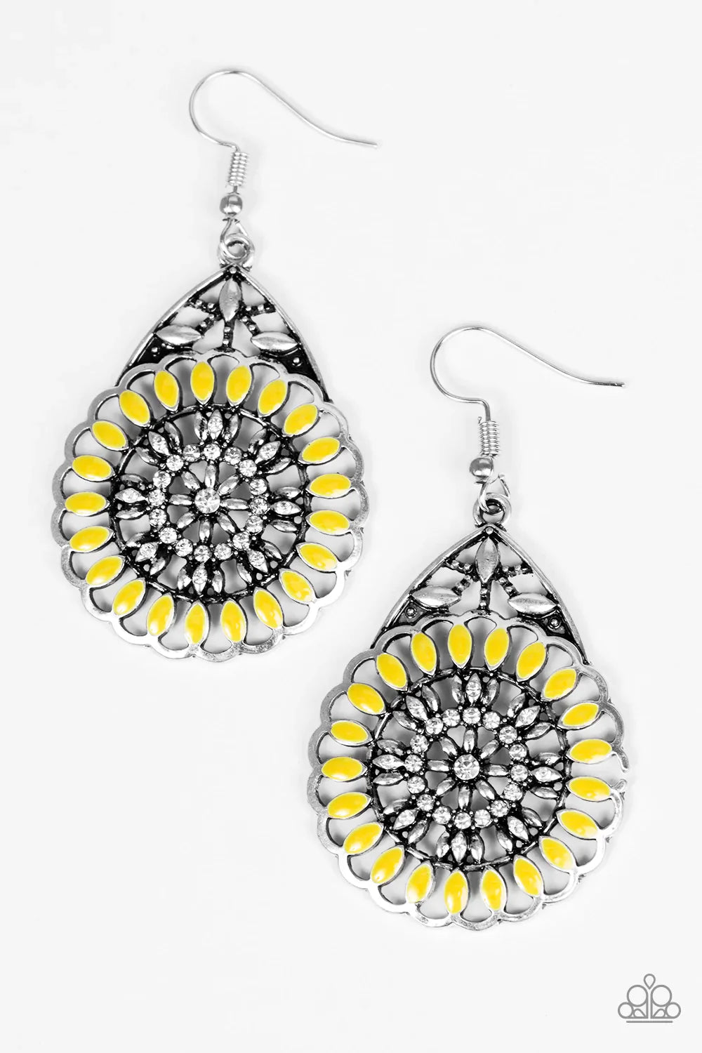 Paparazzi Earring ~ Perfectly Paradise - Yellow