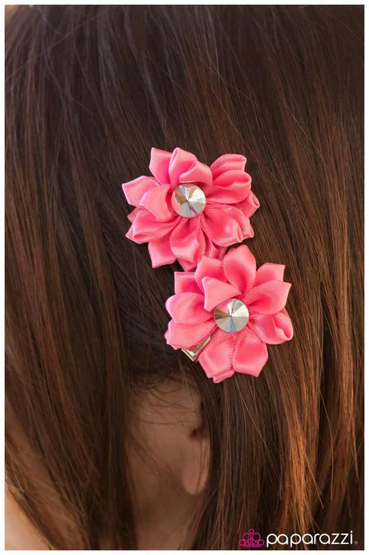 Paparazzi Hair Accessories ~ On the Double - Pink