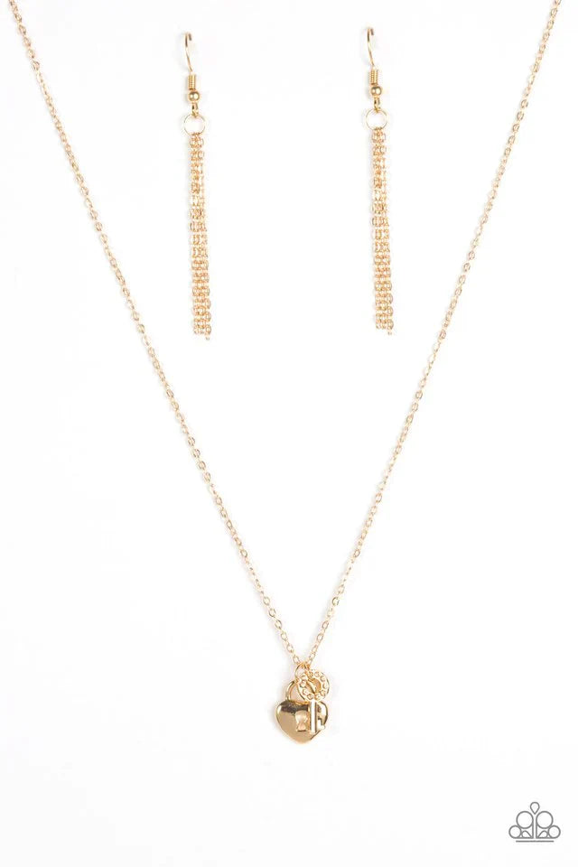 Paparazzi Necklace ~ Secret Crush - Gold