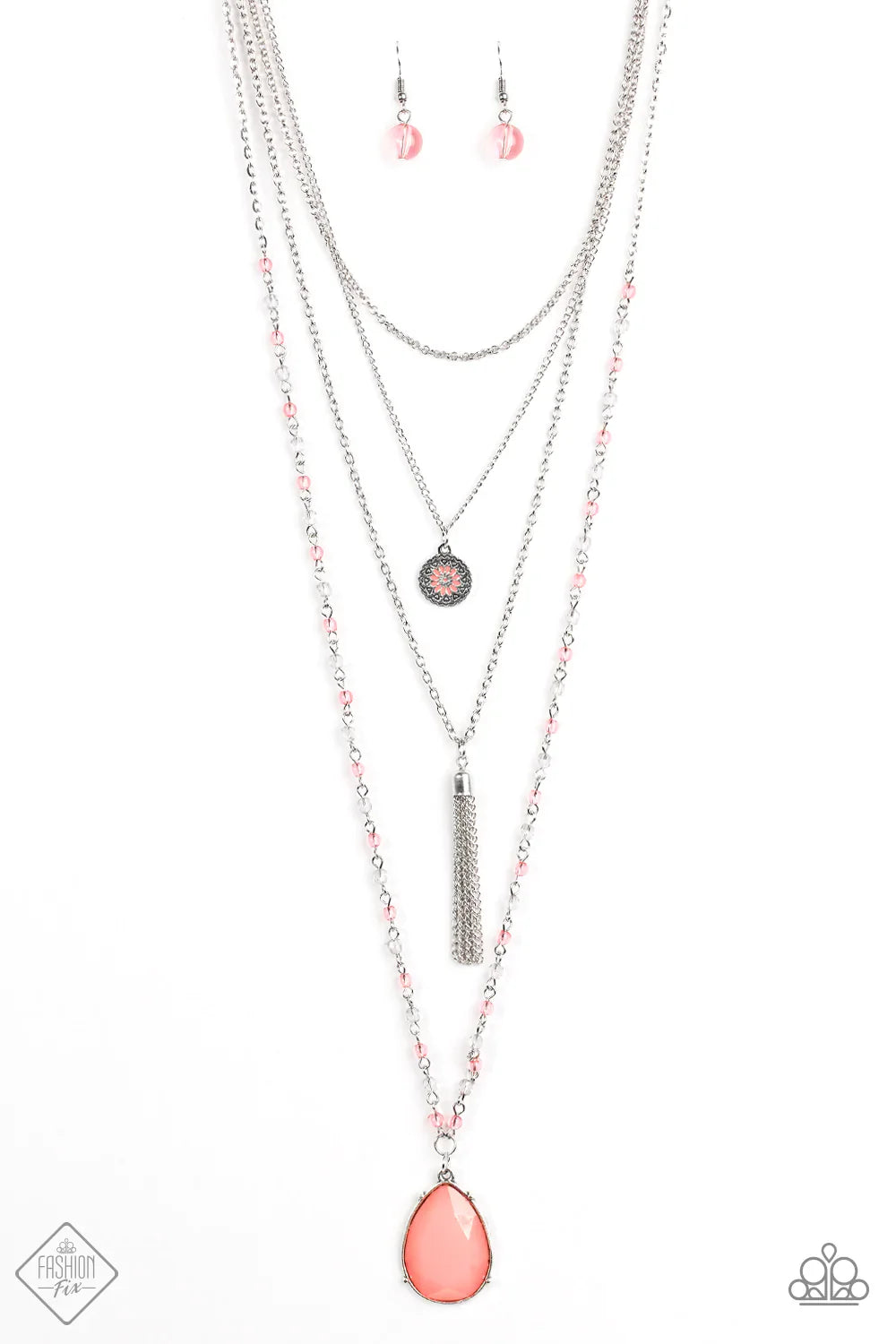 Paparazzi Necklace ~ Knockout Keepsake  - Orange