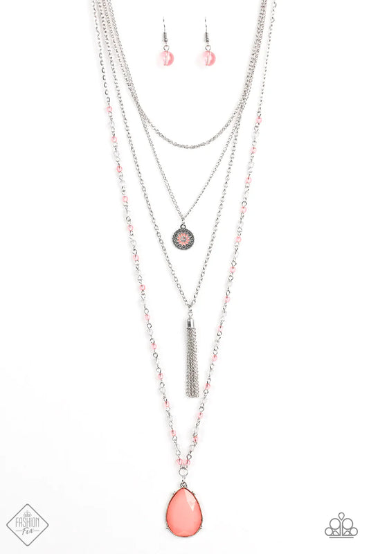 Paparazzi Necklace ~ Knockout Keepsake  - Orange