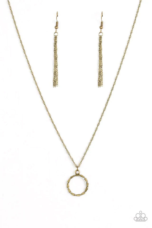 Paparazzi Necklace ~ Simply Simple - Brass