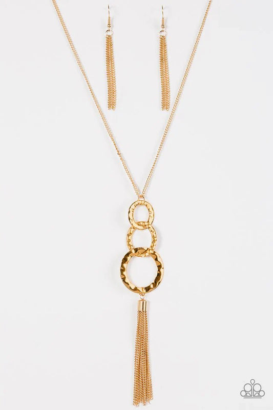 Paparazzi Necklace ~ Dont BOLD Back! - Gold