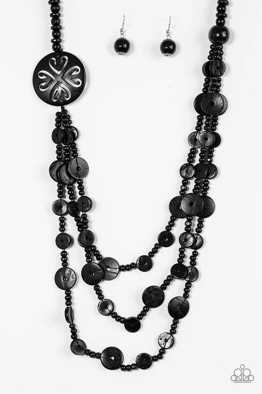 Paparazzi Necklace ~ Jungle Jive - Black