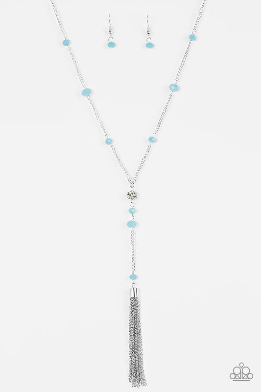 Paparazzi Necklace ~ Out All Night - Blue