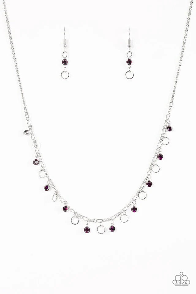 Paparazzi Necklace ~ Dinner Party Demure - Purple