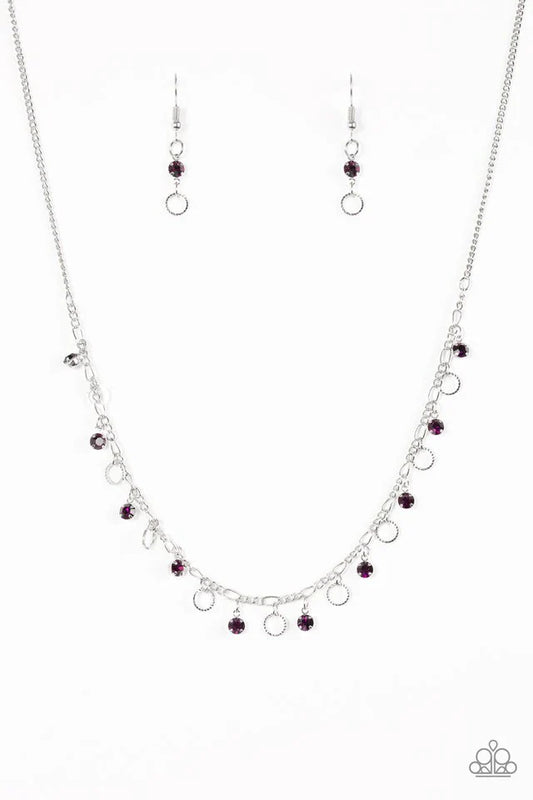 Paparazzi Necklace ~ Dinner Party Demure - Purple