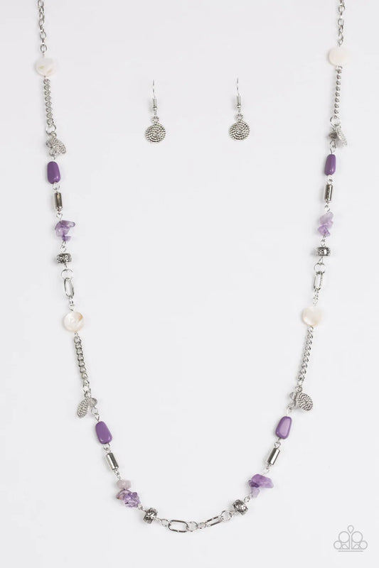 Paparazzi Necklace ~ Ocean Bliss - Purple