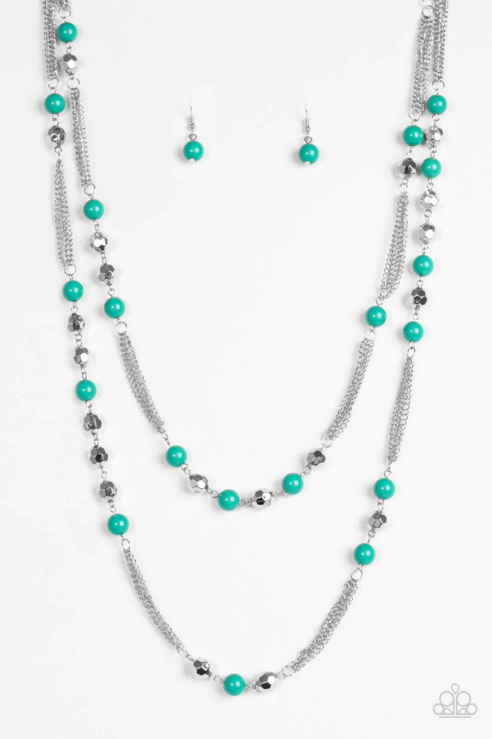 Paparazzi Necklace ~ Beautifully Bodacious - Green