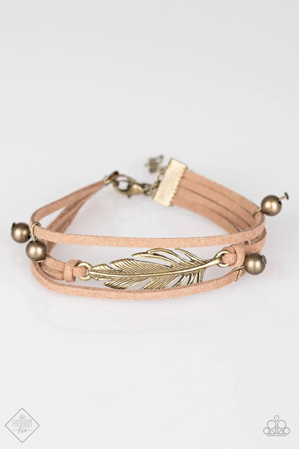 Paparazzi Bracelet ~ Fearless Falcon  - Brass