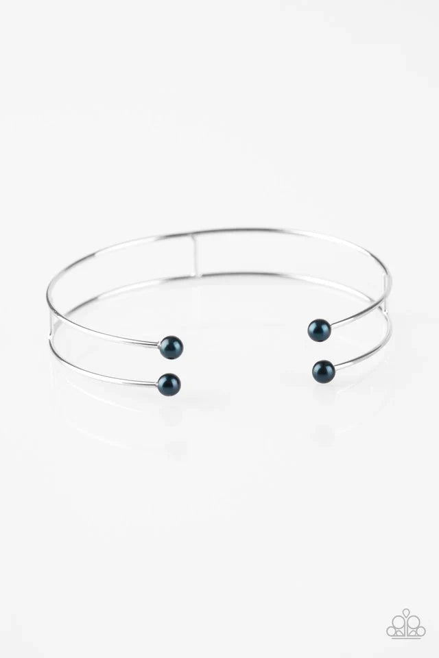 Paparazzi Bracelet ~ Delicately Demure - Blue