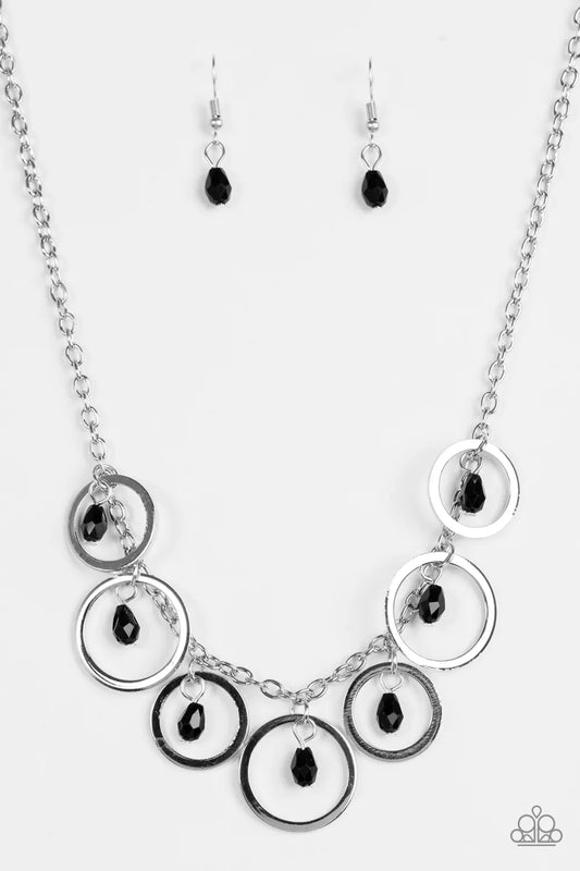 Paparazzi Necklace ~ Rochester Refinement - Black