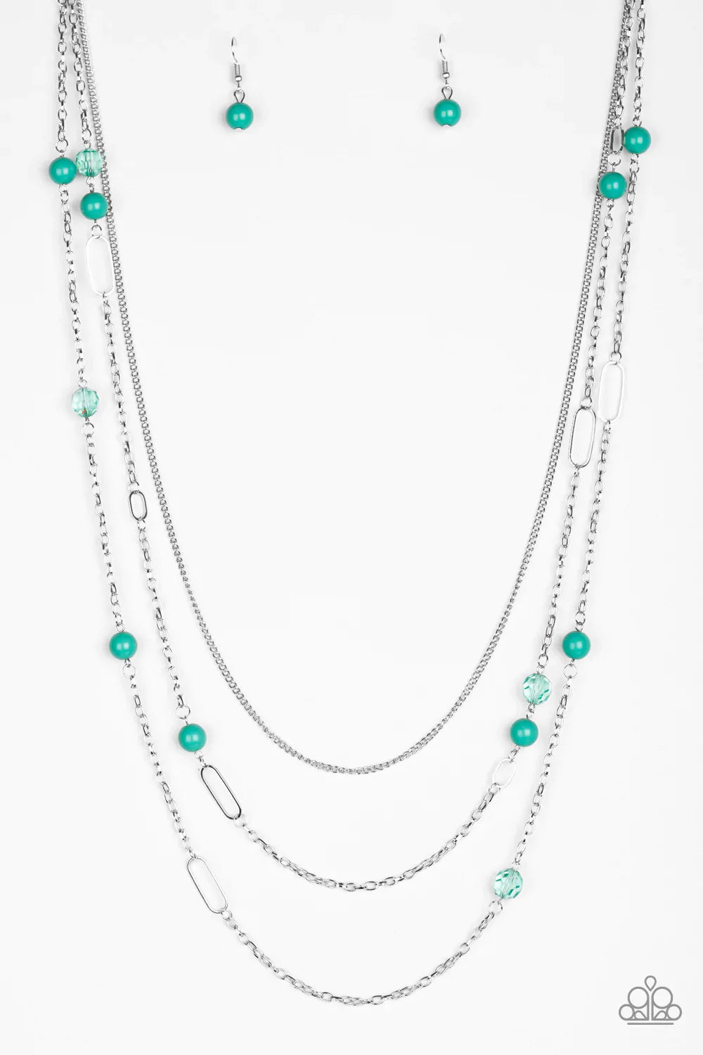 Paparazzi Necklace ~ East Coast Classic - Green