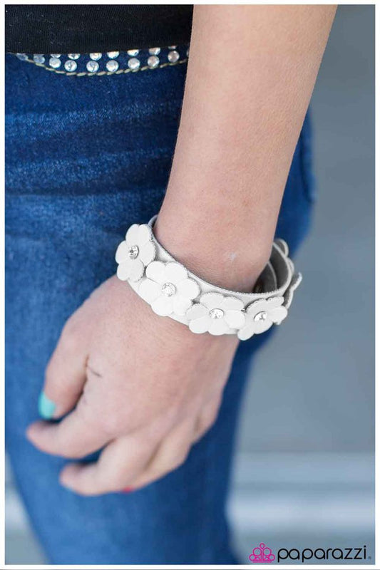 Paparazzi Bracelet ~ Bad Romance - White