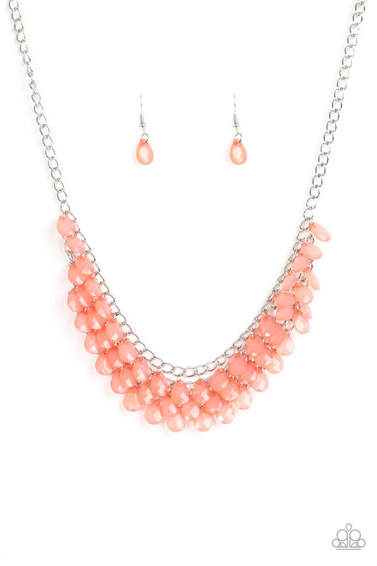 Paparazzi Necklace ~ Next In SHINE - Orange