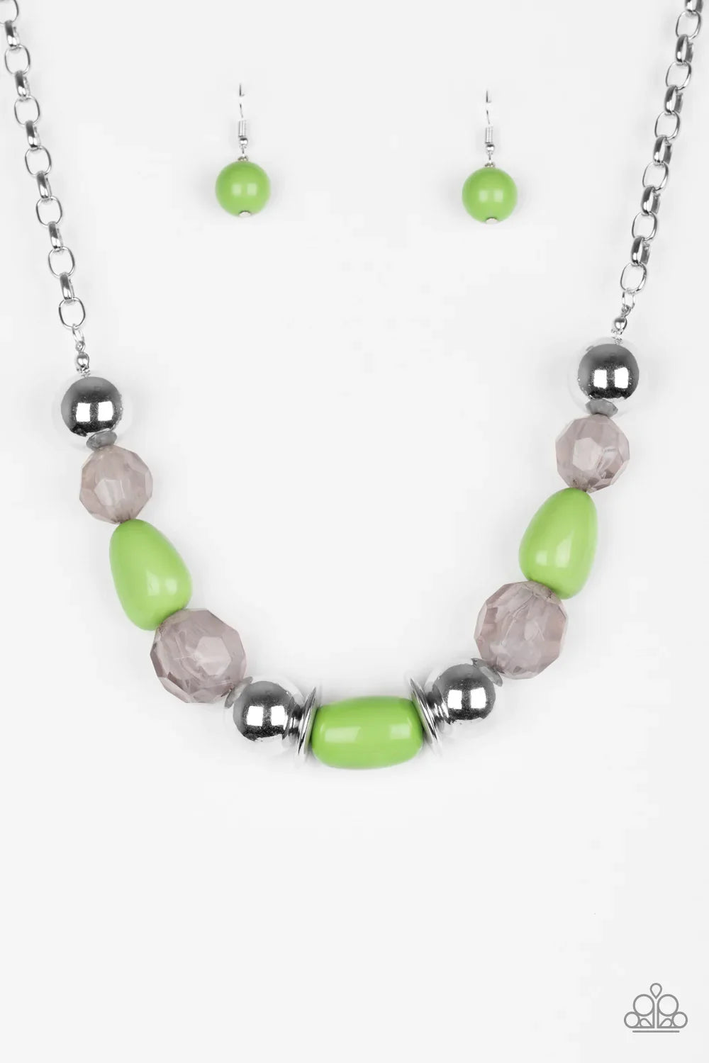 Paparazzi Necklace ~ South Shore Sensation - Green