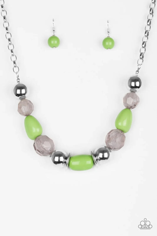 Paparazzi Necklace ~ South Shore Sensation - Green