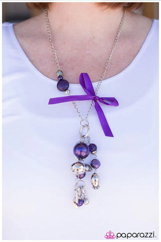 Paparazzi Necklace ~ Wishful Thinking - Purple