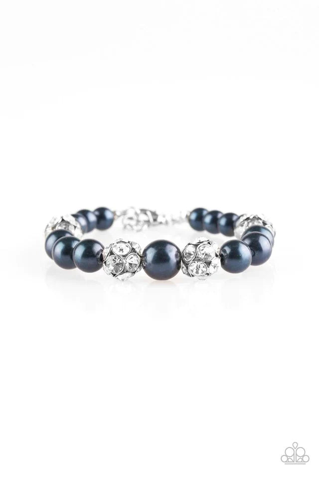 Paparazzi Bracelet ~ Pearls and Parlors - Blue