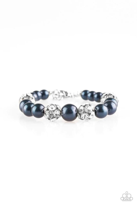 Paparazzi Bracelet ~ Pearls and Parlors - Blue