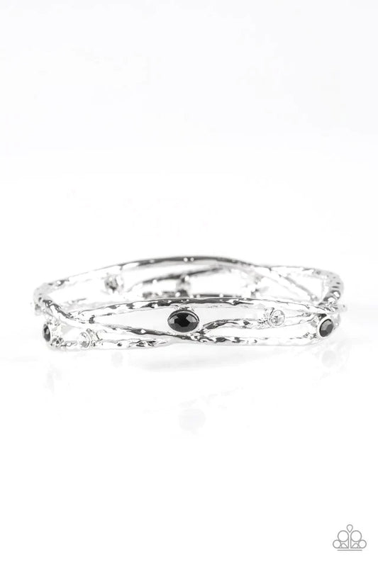 Paparazzi Bracelet ~ Glitter Fever - Black