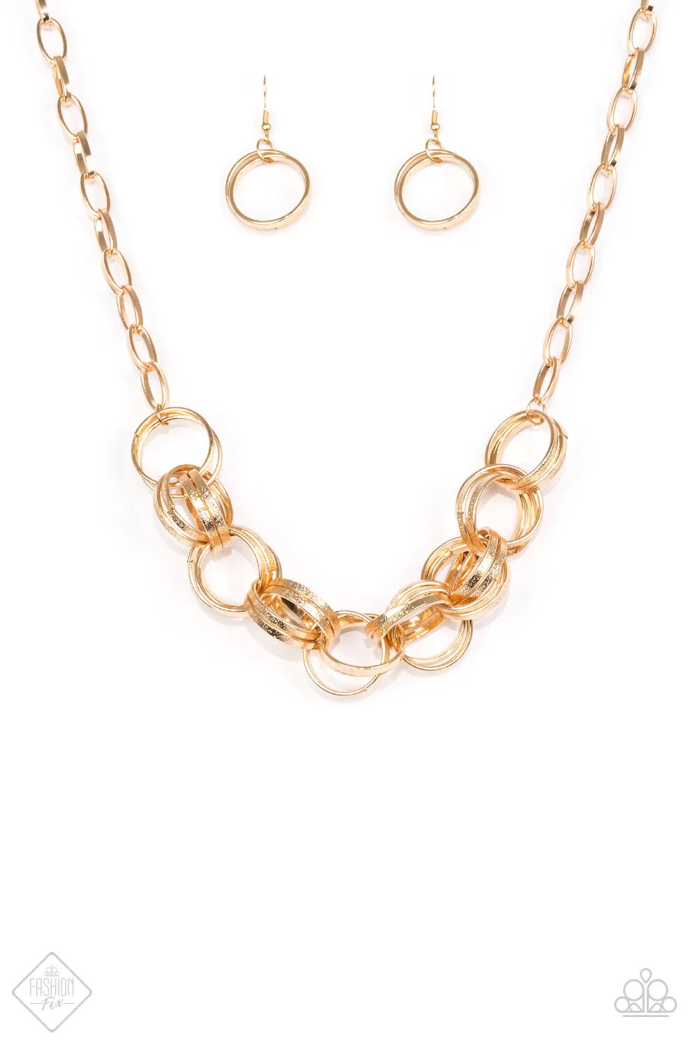Paparazzi Necklace ~ Statement Made  - Gold