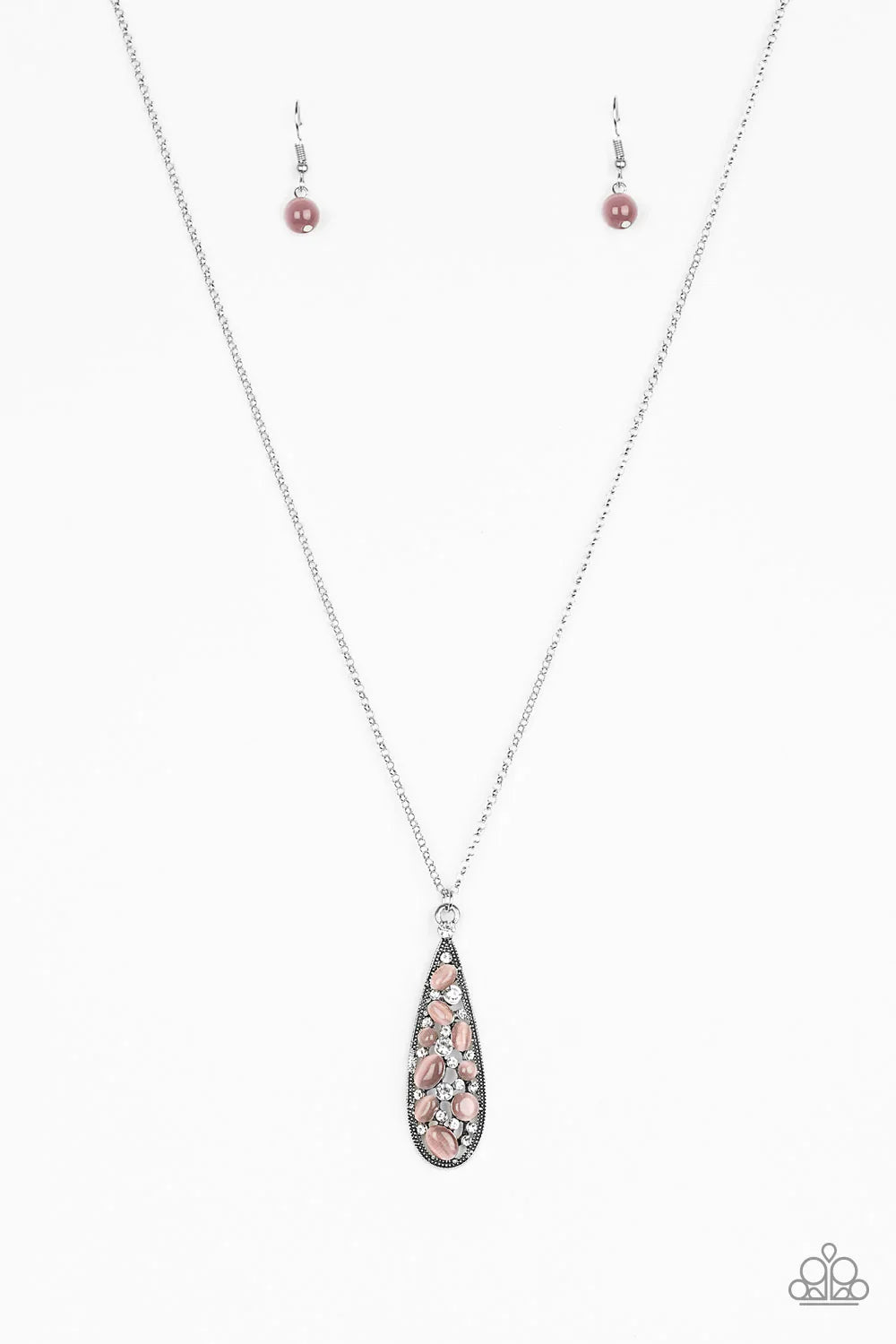 Paparazzi Necklace ~ Teardrop Treasure - Purple