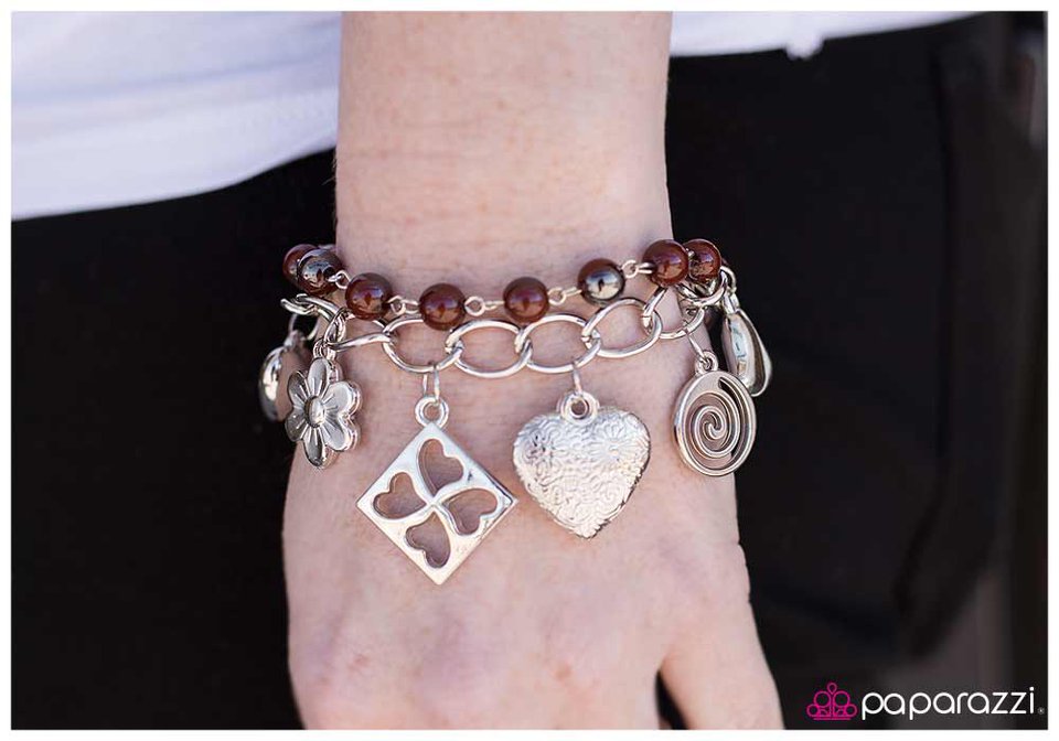 Paparazzi Bracelet ~ Collecting My Thoughts - Brown