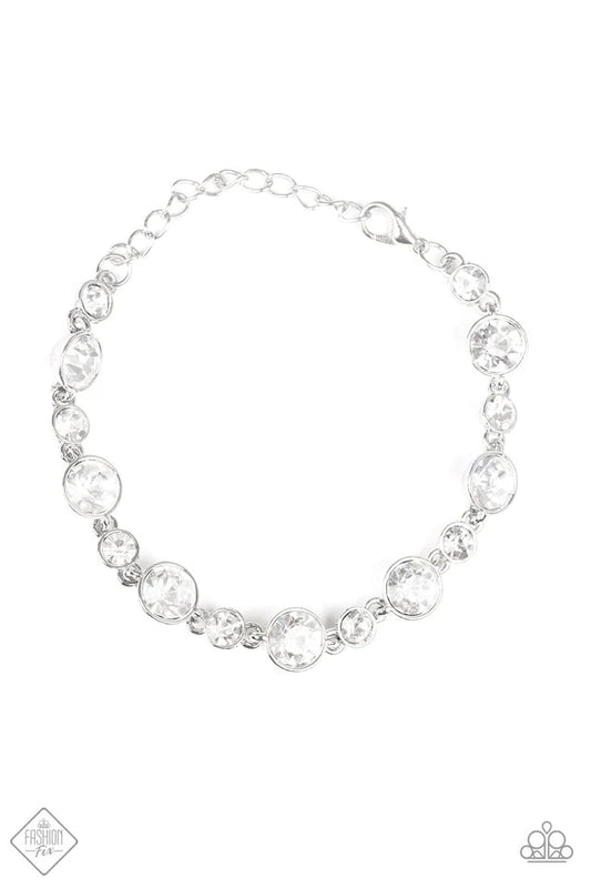 Paparazzi Bracelet ~ Starstruck Sparkle - White