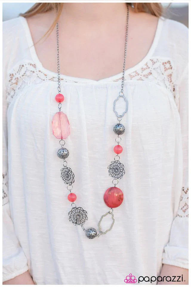 Paparazzi Necklace ~ Come As You Are - Orange