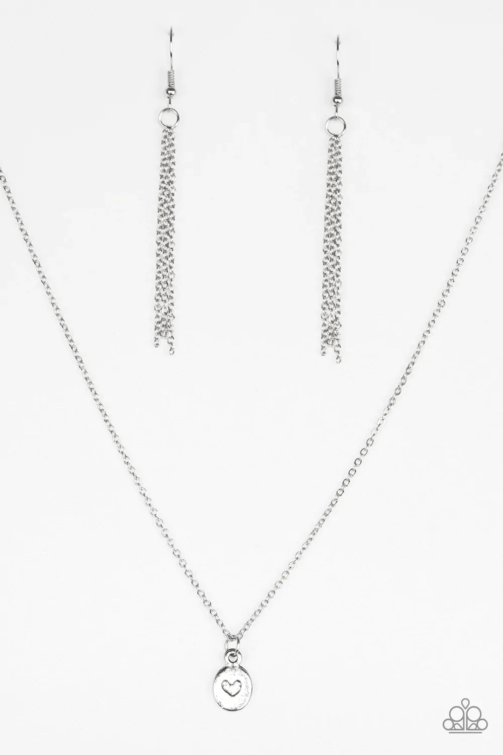 Paparazzi Necklace ~ Live For Love - Silver