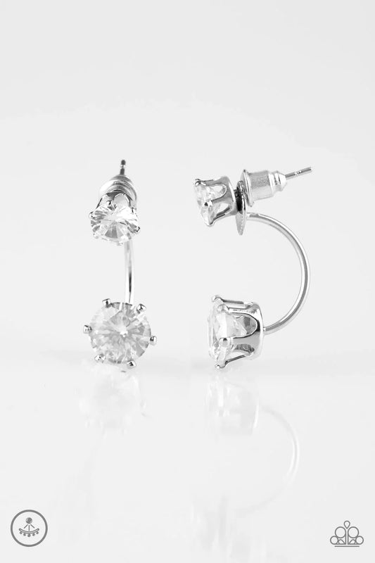 Paparazzi Earring ~ Starlet Squad - White