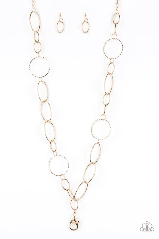 Paparazzi Necklace ~ Perfect MISMATCH - Gold