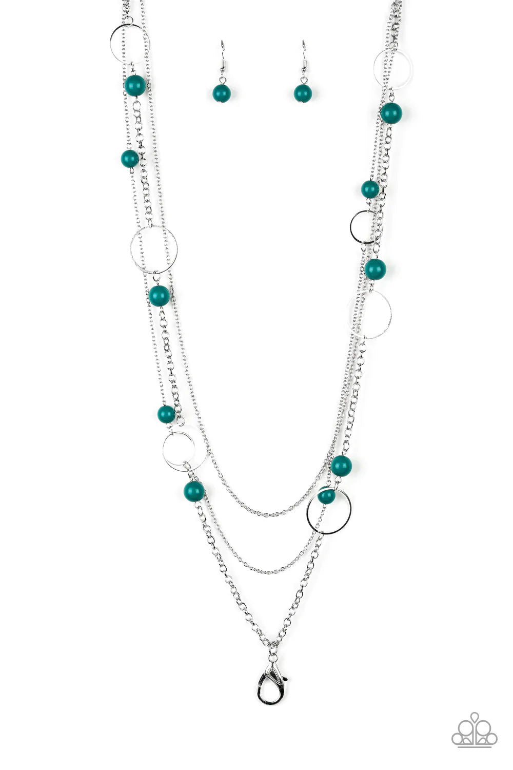 Paparazzi Necklace ~ Beachside Babe - Green
