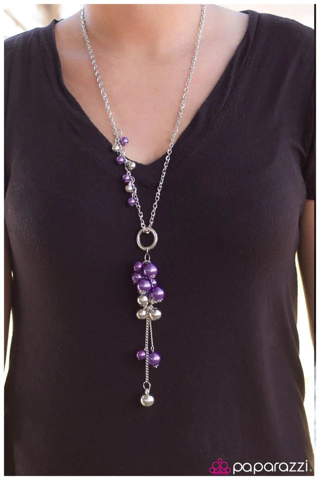 Paparazzi Necklace ~ Life Of The Party - Purple