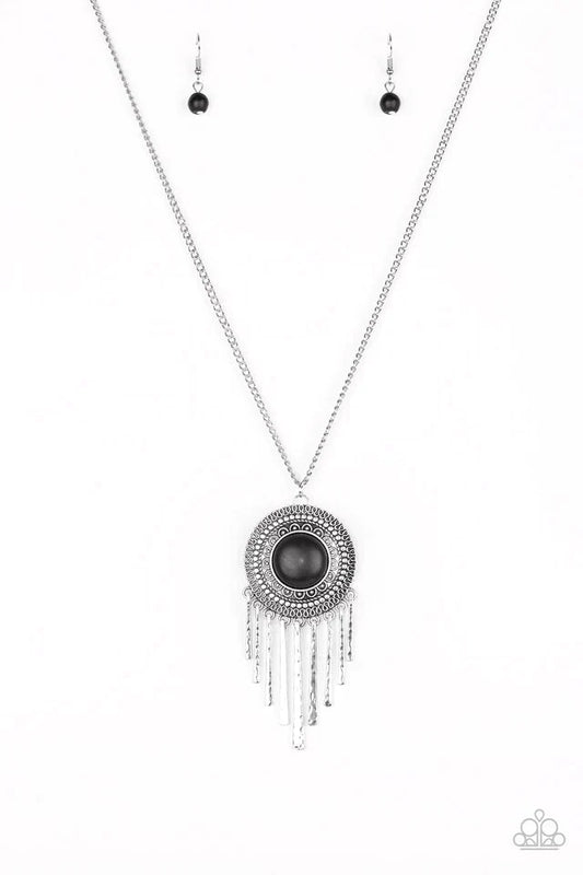 Paparazzi Necklace ~ Bon VOYAGER - Black