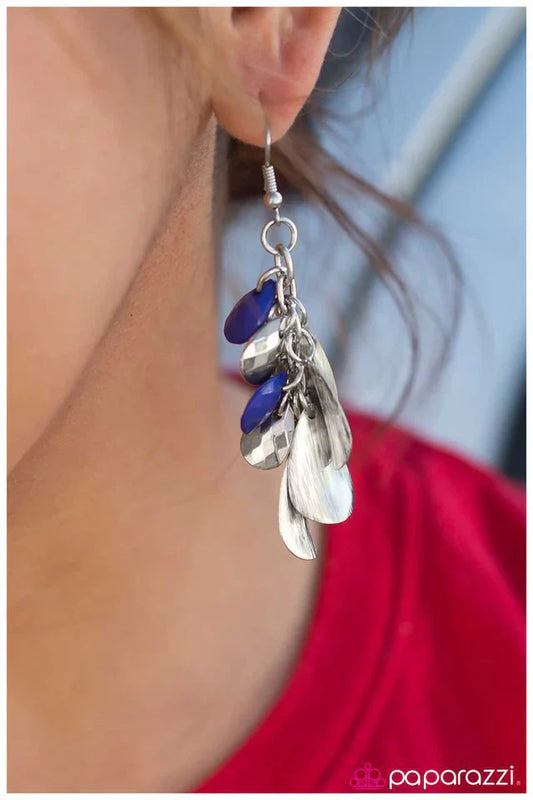 Paparazzi Earring ~ Sounds of Sophistication- Blue