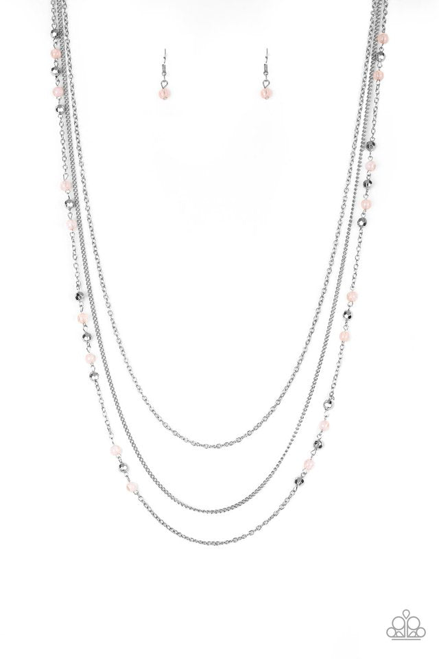 Colorful Cadence - Pink - Paparazzi Necklace Image