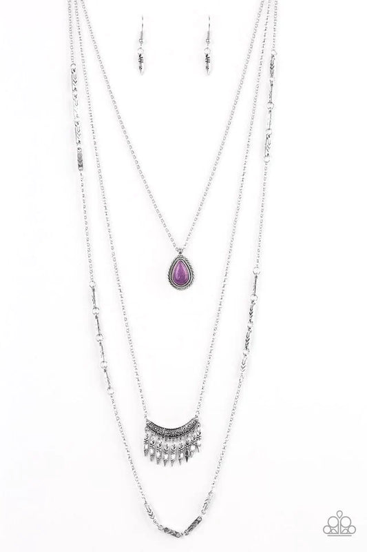 Paparazzi Necklace ~ Sundance Style - Purple