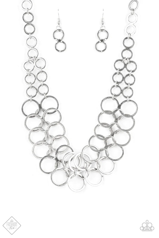 Paparazzi Necklace ~ Metro Maven  - Silver