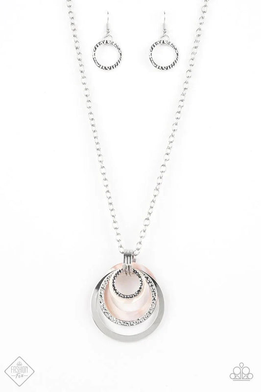 Paparazzi Necklace ~ Coast Coasting - White