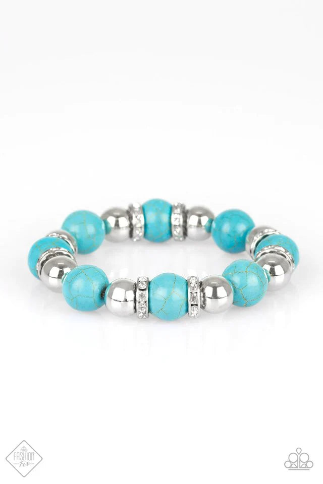 Paparazzi Bracelet ~ Ruling Class Radiance - Blue