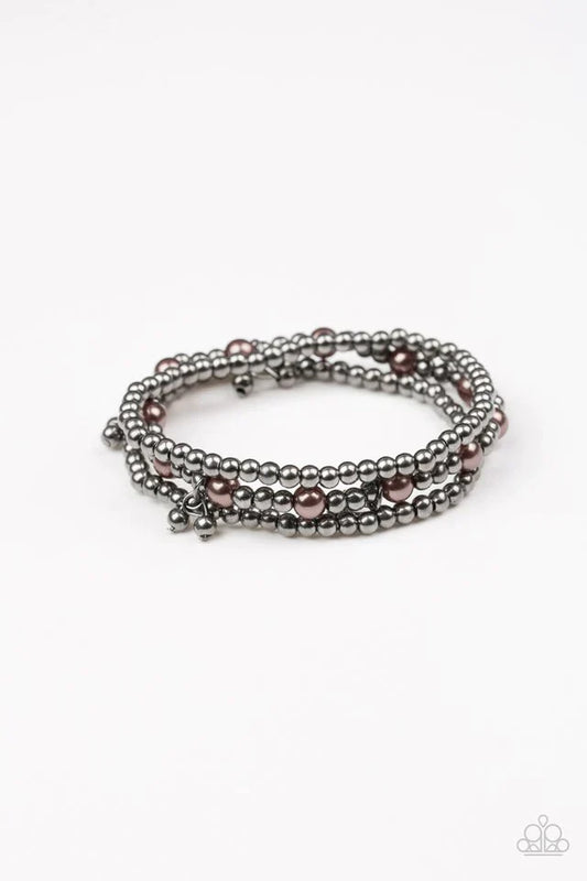 Paparazzi Bracelet ~ GRANDIOSE Slam - Black
