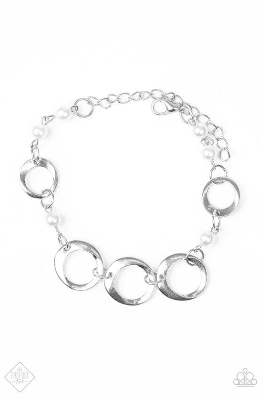 Paparazzi Bracelet ~ Poised and Polished - White