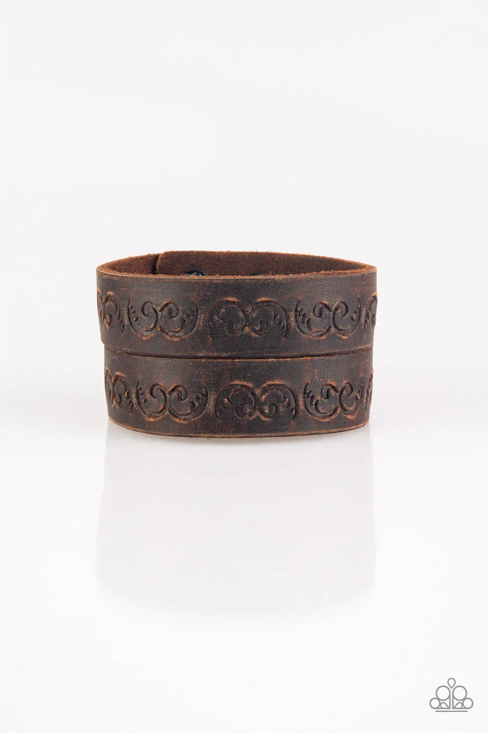 Paparazzi Bracelet ~ Ride and Wrangle - Brown