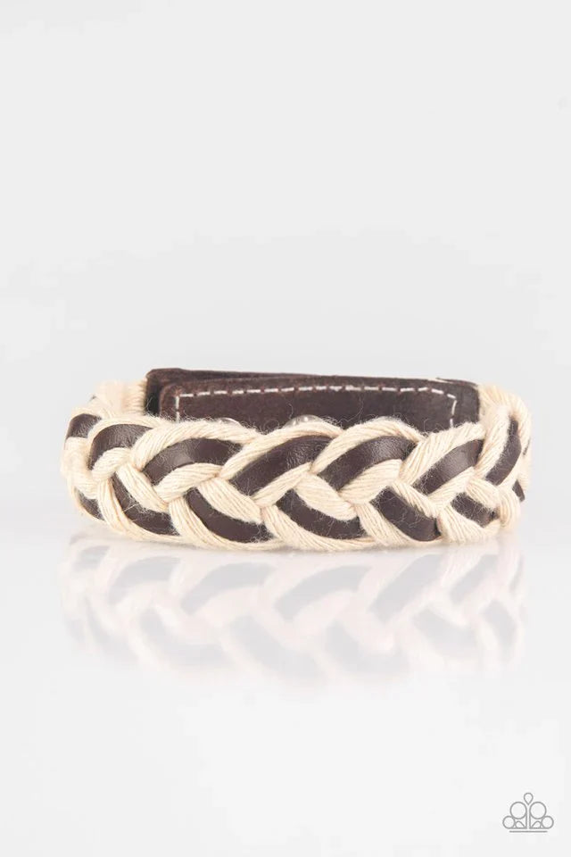 Paparazzi Bracelet ~ Outback Outlaw - Brown