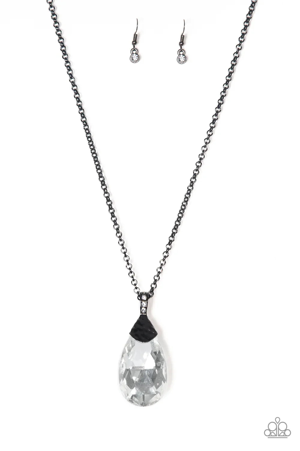 Paparazzi Necklace ~ Spellbinding Sparkle - Black