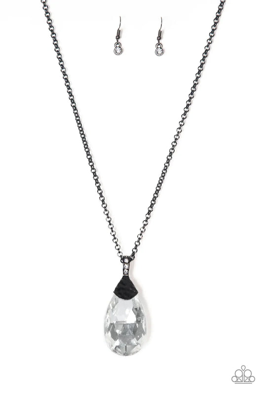 Paparazzi Necklace ~ Spellbinding Sparkle - Black