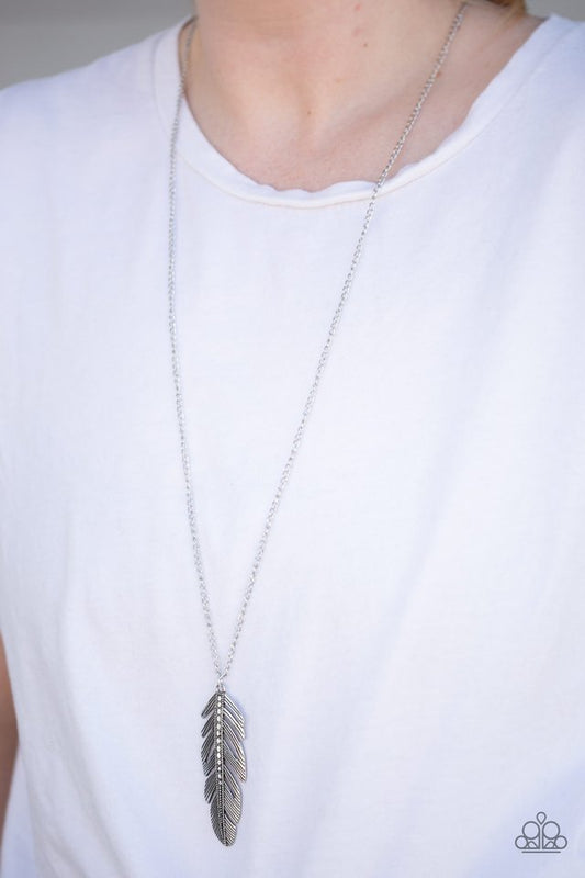 Sky Quest - White - Paparazzi Necklace Image