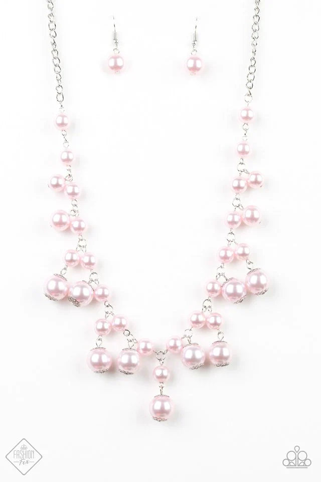Paparazzi Necklace ~ Soon To Be Mrs. - Pink